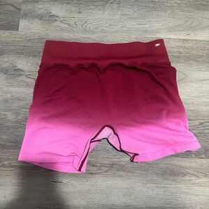 Pink biker shorts